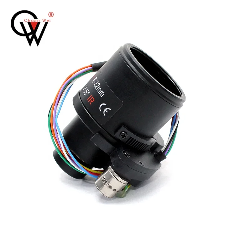 5MP 6-22mm 1/2.5 F1.6 Motorized Lens CCTV Camera Lens for cctv security camera