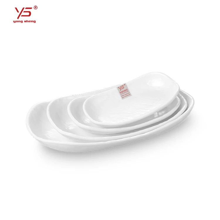 Multi color 100% melamine frosted cheap used restaurant dishes