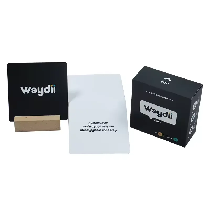 Customized Style High Quality Printing Adult Question Card Game Playing Game Card for Party
