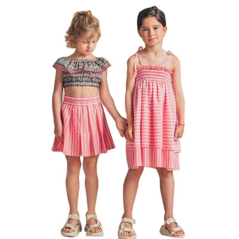 Wholesale Latest Little Girls 5 Years Old Birthday Dress Twins Girl Party Dress