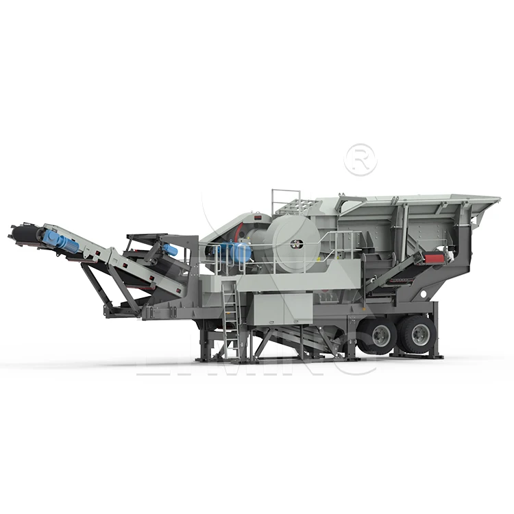 200 to 250 TPH Wheel Mounted Mobile Stone Jaw Crusher Mobile Copper Ore Crushing Plant
