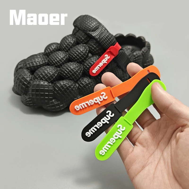 Красные модные Тапочки аксессуары сандалии маленький кулон подарок ПВХ украшения Модные для обуви универсальный