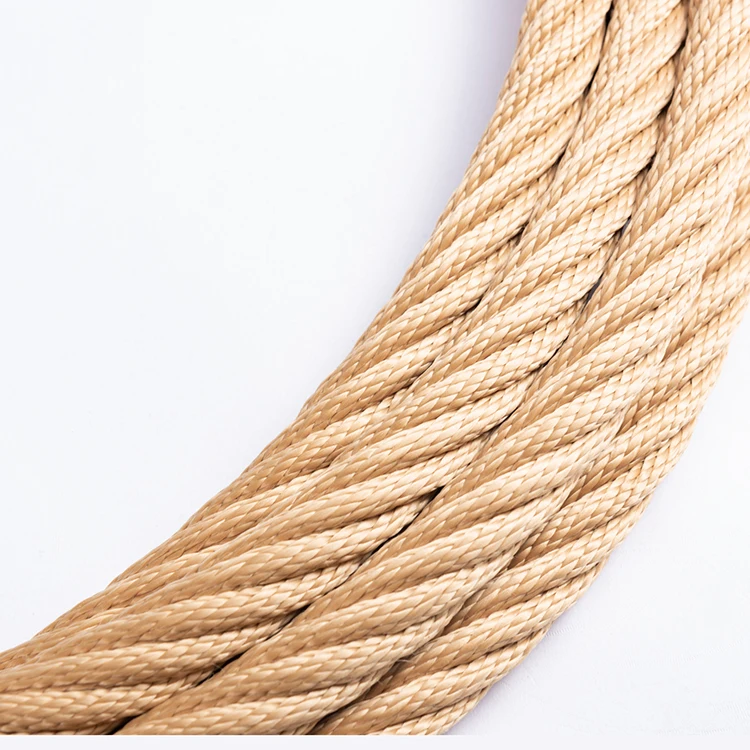 Kids playground exercise equipment 16mm PP rope with steel wire