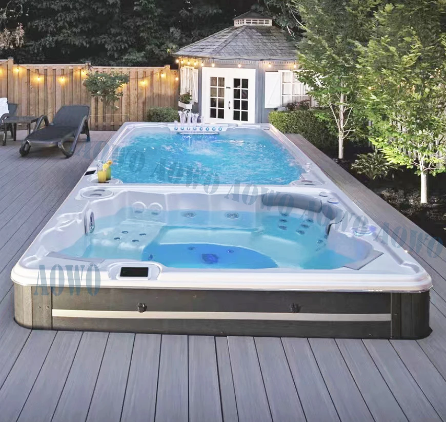 built-in fiber carylic 6m swim pool balboa siil lawasaayo  hot tube outdoor whirlpool tubs Bathtub  plunge ice bath cold pool