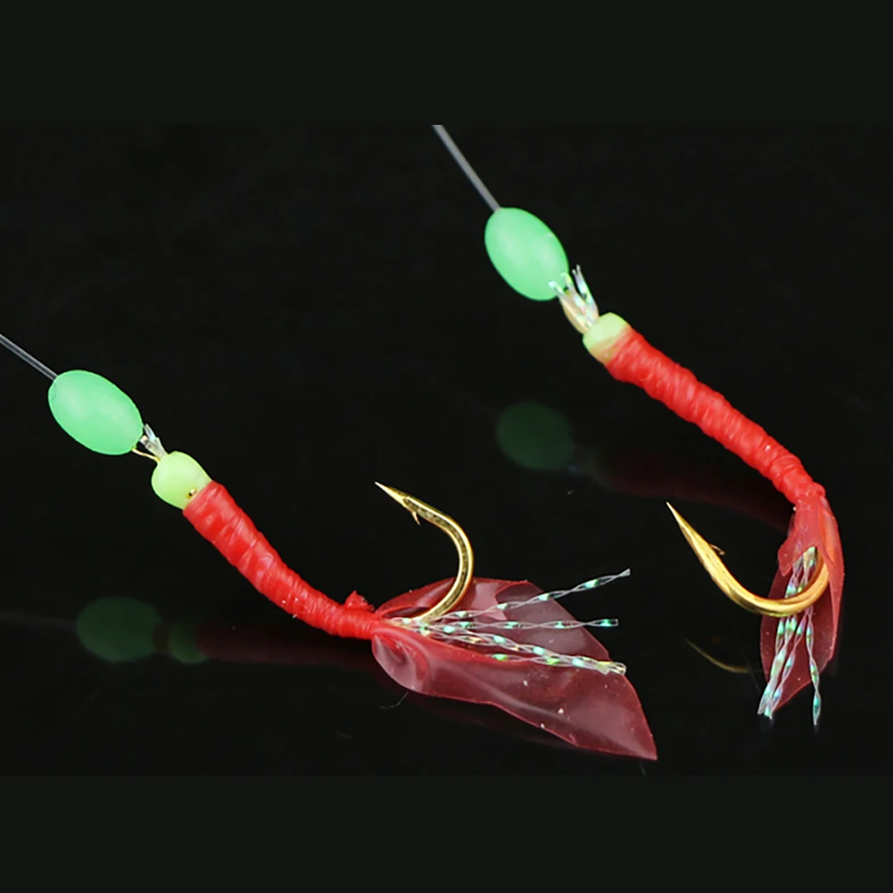 Sabiki rigs hooks pesca fishing bait Fishing String Hook During Dark Night Tackles 6 Hooks/bag