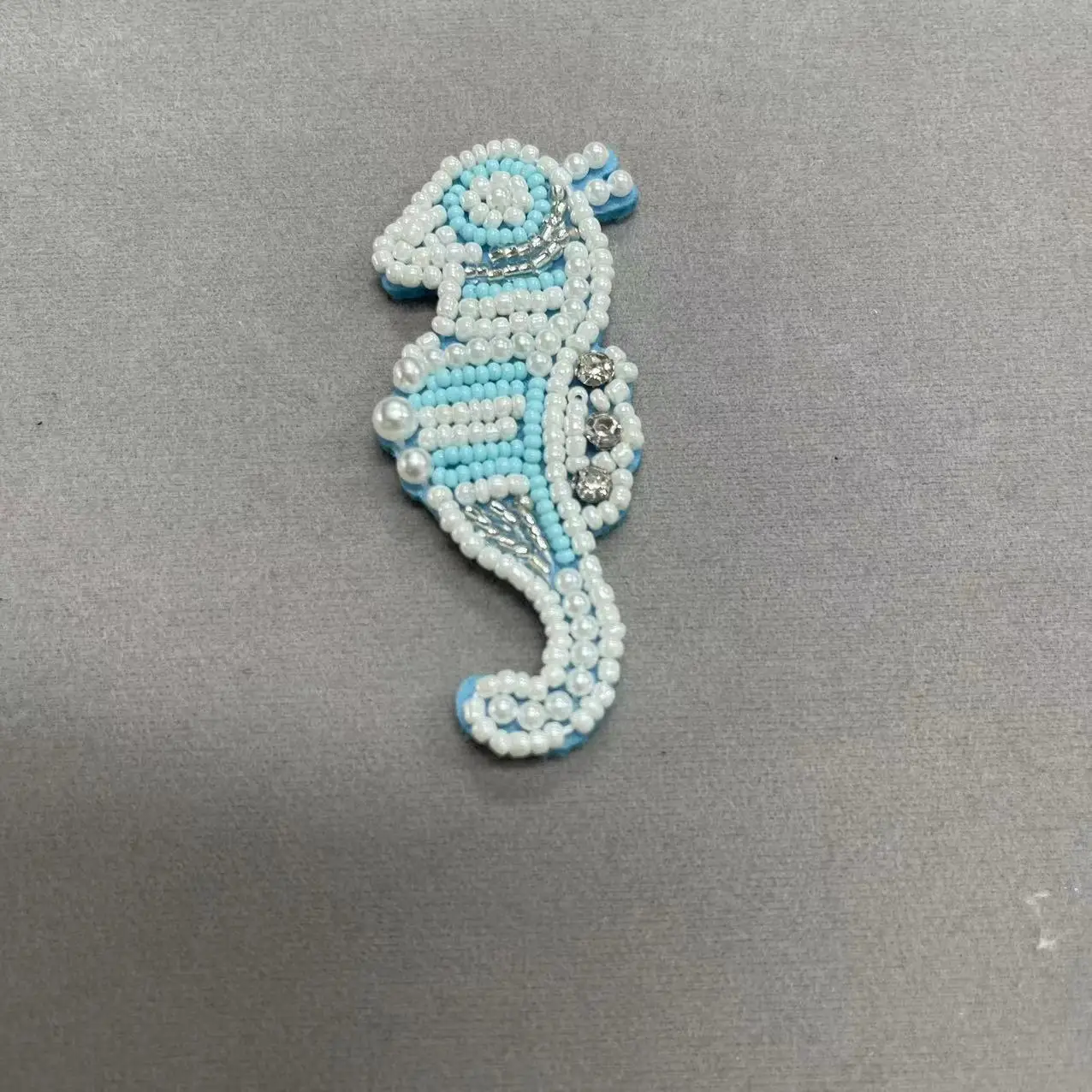 ZSY Custom Handmade Marine Animals Starfish Shells Sea Turtle Dolphin Beaded Rhinestone Patch 3D Glitter Applique For Clothing