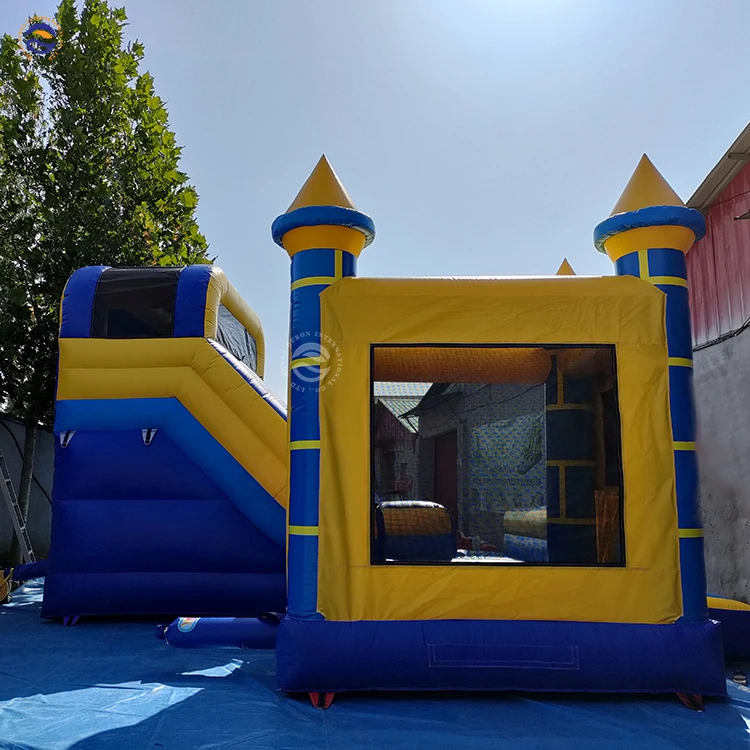 Huge Inflatable Trampoline Jumping Bouncy Castle Bounce House Combo Slide For Party