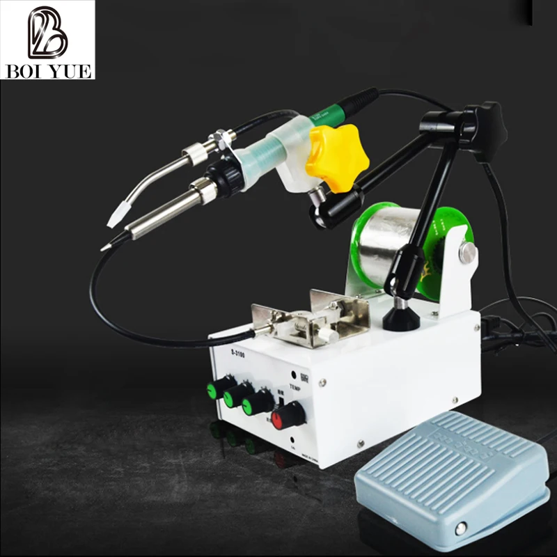 
High Quality Automatic Feeding Soldering Iron Station Tin Feeder Solder Feed Autofeed Soldering Gun 60W 