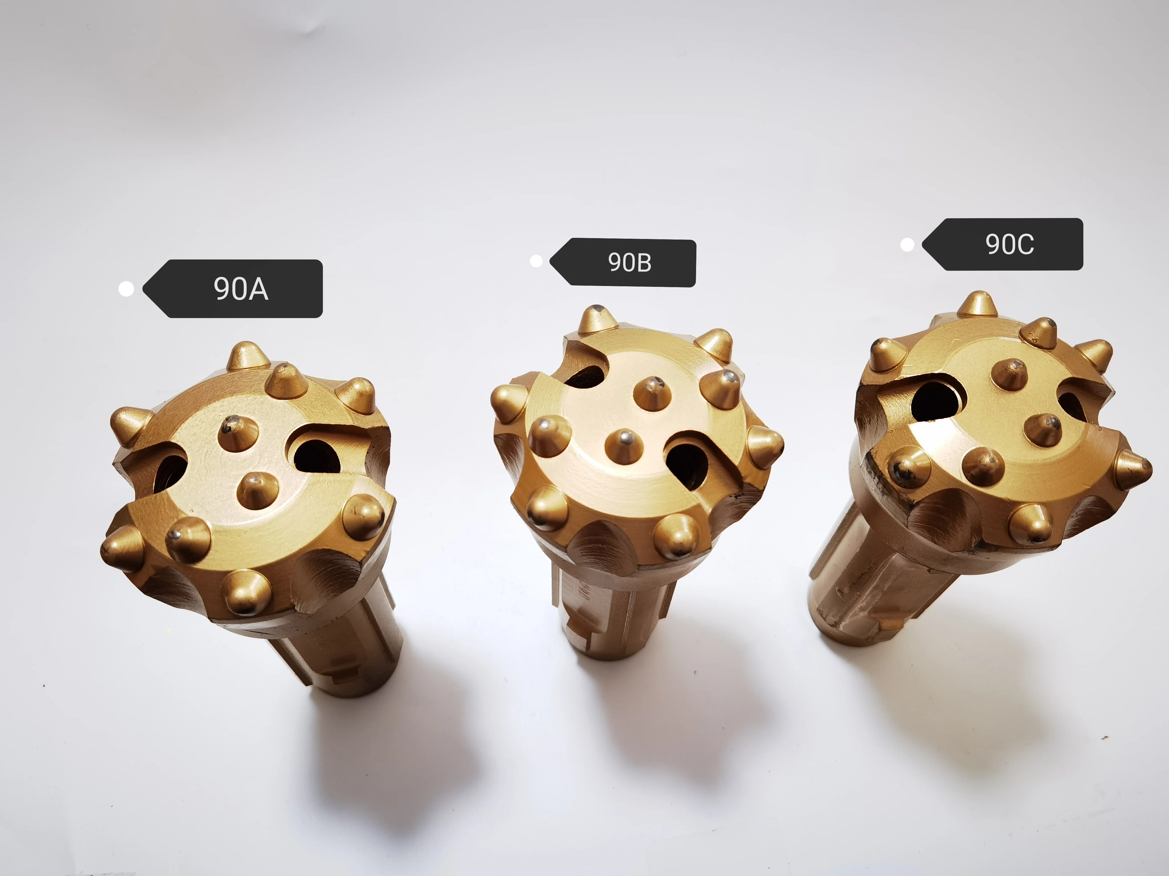 Acedrills Low Pressure CIR 90 DTH Hammer Drill Bit for Granite or Water Well Drilling