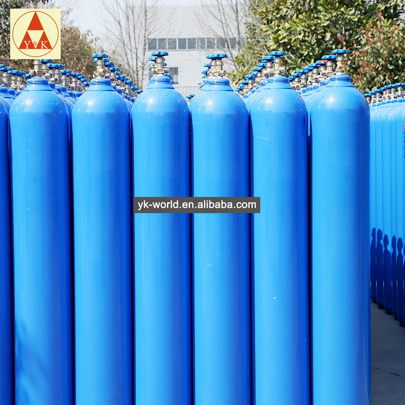 Quality-assured 40l 150Bar Oxygen Gas Cylinder Medical Oxygen Tanks Bottle d Oxygen for Peru Ecuador Bolivia Brazil Market