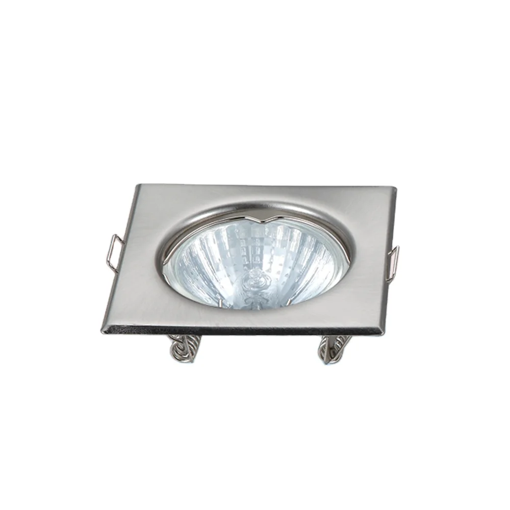 
GU10 MR16 75mm square iron led downlight parts indoor ceiling light inserts fitting 