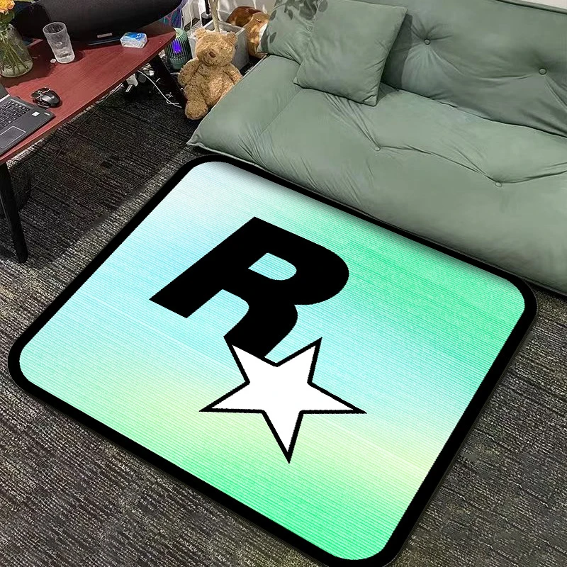 GTA gradient color carpet fashion brand living room full carpet sofa coffee table mat gaming room decoration blanket