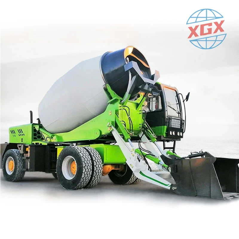 Small Mobile Concrete Mixer Truck 1.6-5.5 Cubic Meters Self Loading Concrete Mixer Truck Used Concrete Mixing Truck