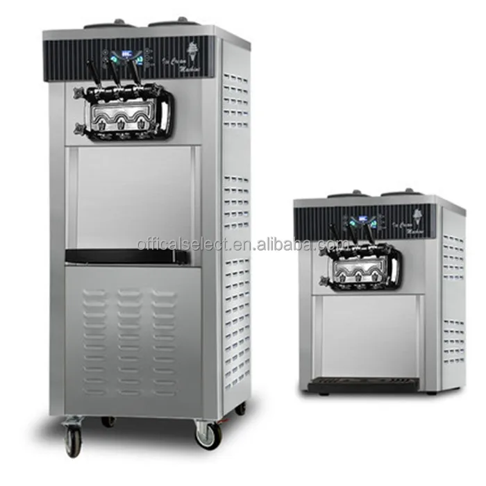 Commercial 3 Flavor Soft Ice Cream Machine For Sale