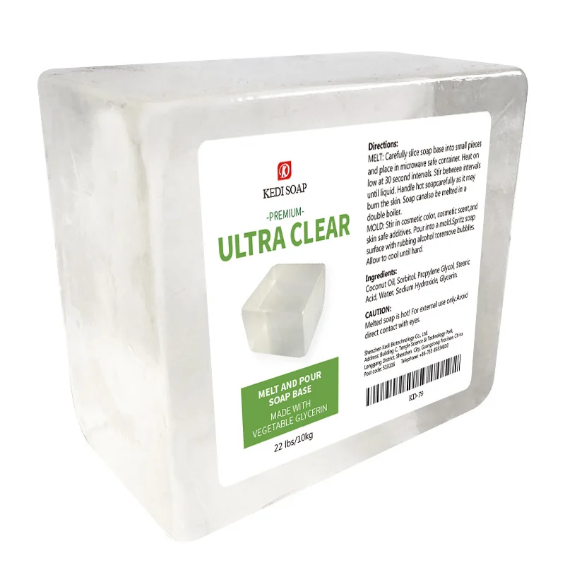 KD-78-11 10 кг Ультра прозрачное мыло база SLS/SLES расплава и залить прозрачный машина для производства мыла