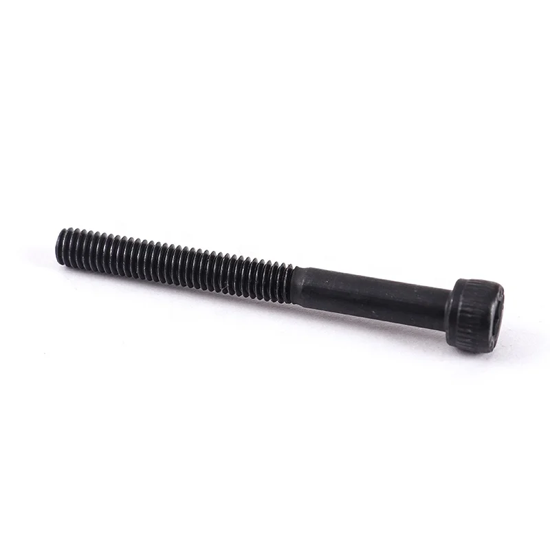 Black Socket Cap Head Screw Hexagon Socket Half Thread Bolts