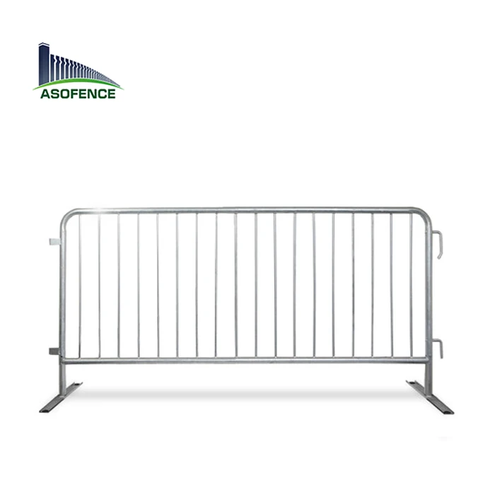 Heavy Duty Steel Bike Rack Barricade removable construction site crowd control traffic barrier