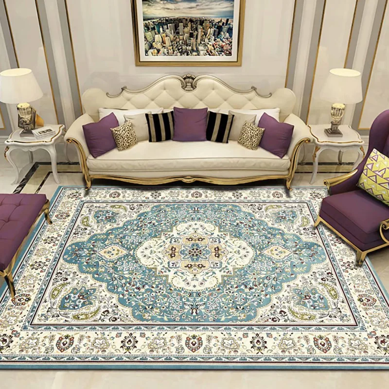 Easycarpeter Quality Modern 3d and carpets turkish Area mats for Living Room carpet washable non-slip center mat