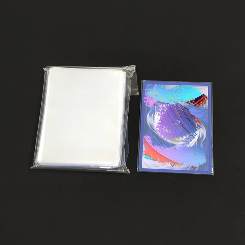 Sport Card Sleeve For Trading Clear Inner Card Sleeves 66x91mm Transparent Soft Plastic Card Sleeves