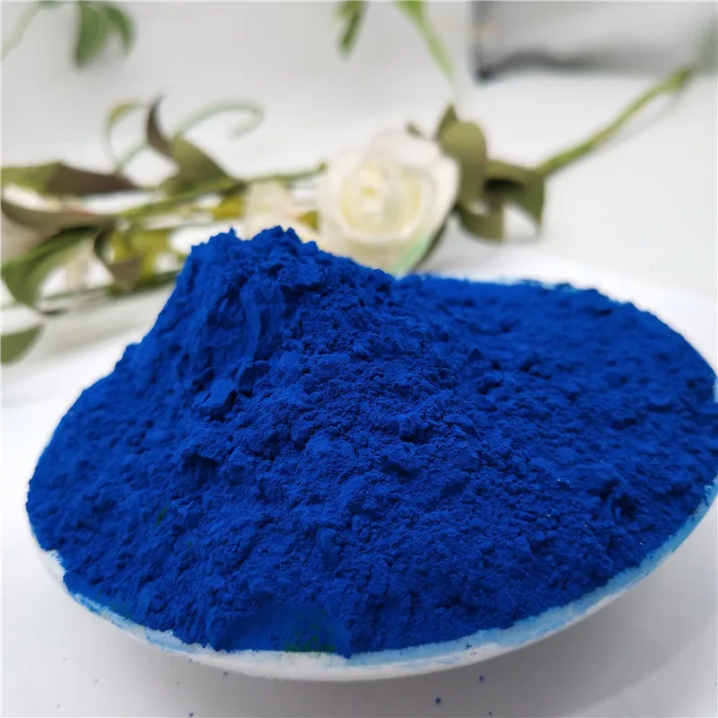 High temperature calcination resistant composite inorganic pigment Malachine blue pigment with good stability