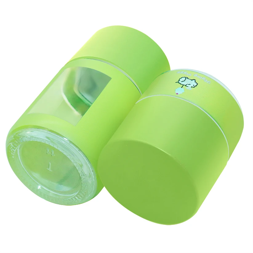 New arrival 5ml 50ml 70ml 110ml custom logo  smell proof child proof square glass jar with child proof CR lid