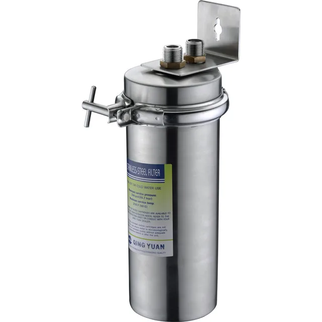 HONG HUI GS-10A 10 Inch Household 304 316 Stainless Steel  Water Purifier Water Filter Housing