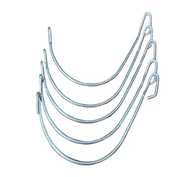 Vineyard Tree Fixing Steel Wire Clips Hot Dip Galvanized For Vineyard