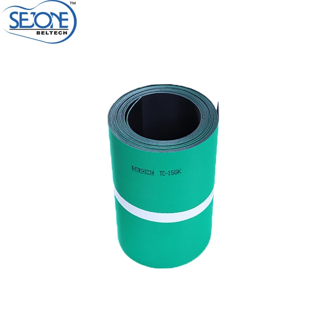 
Green/Black sejone anti-static industrial flat tangential belt Thickness:1.5mm 