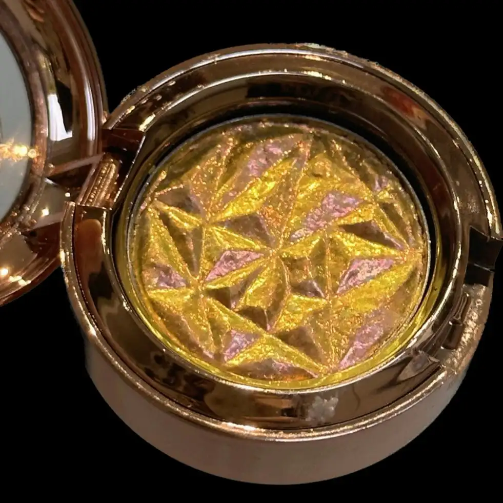 Custom Private Label High Pigment Shiny Multichrome Cream Glitter Chameleon Eye shadow Makeup Holographic Duochrome Eyeshadow