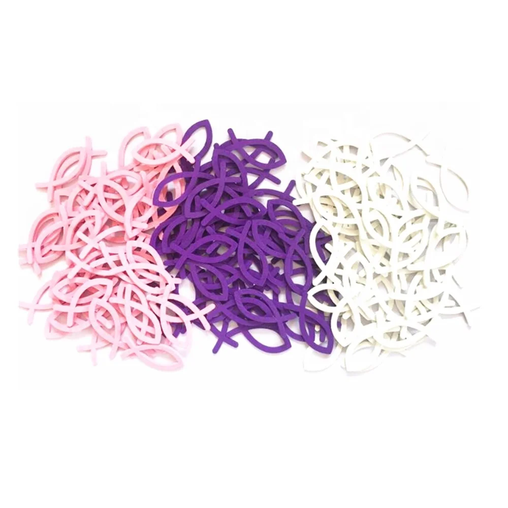 Wedding Table Confetti Wooden Fish Crafts Table Scatter Confetti for Fish Birthday Baby Shower Party Wood Slices Fish