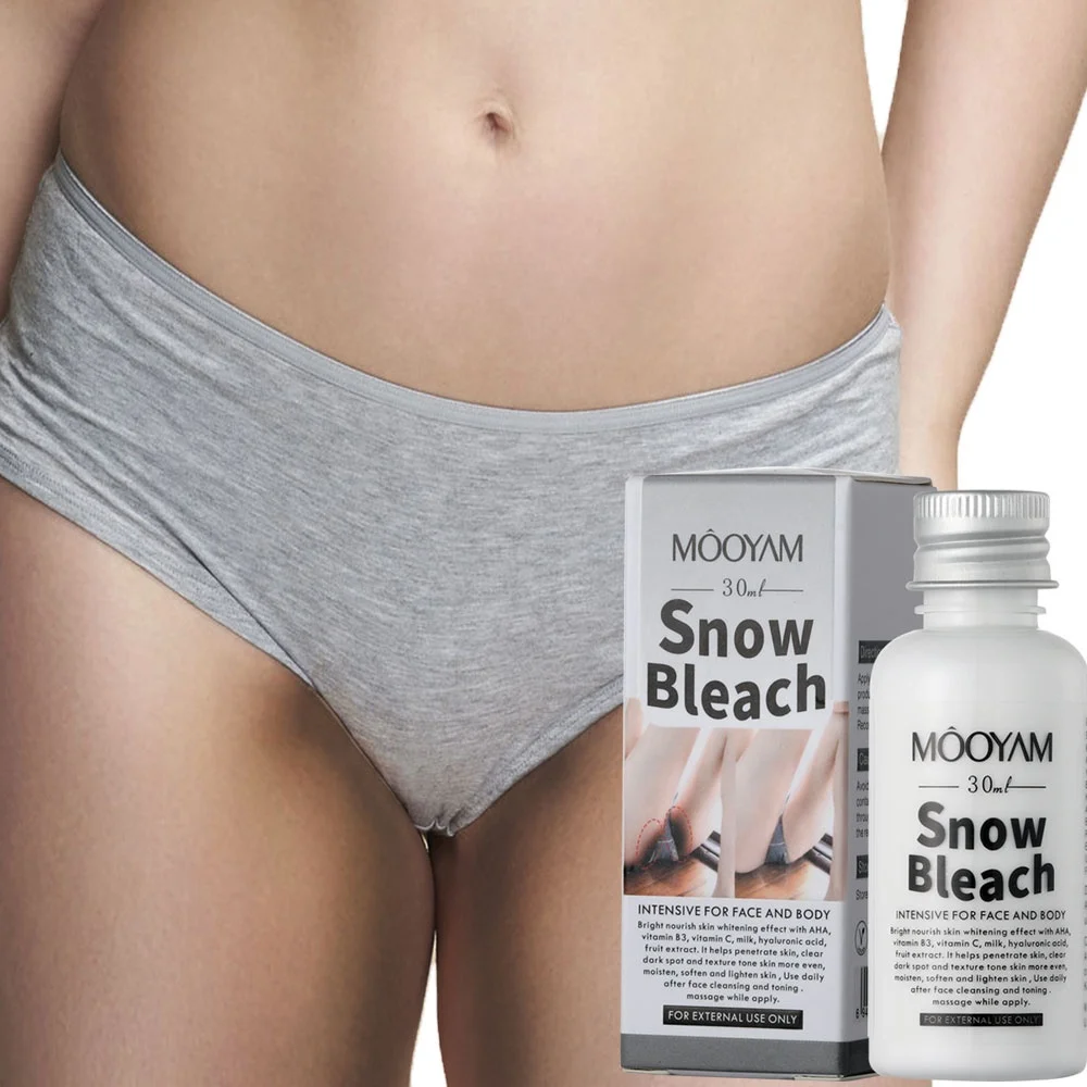 Private Part Whitening Cream Snow Bleach Cream Intimate Underarms Bikini Area Remove Dark Spots Inner Thigh Whitening Cream