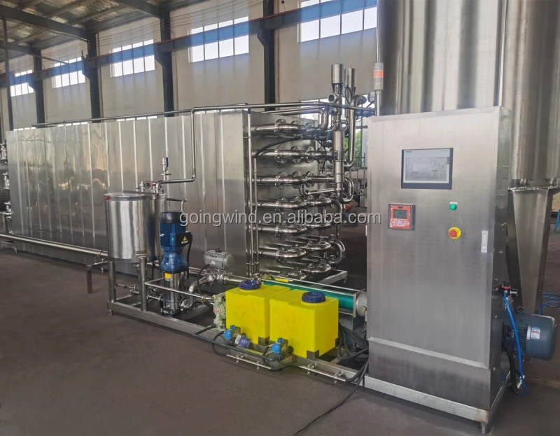 Automatic 500l milk pasteurizer 500 liter pasteurization machine 500l/h litres small scale pasteurizing equipment price for sale