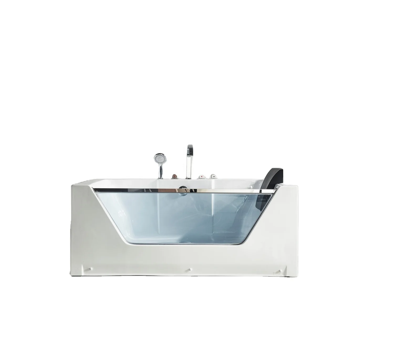 Factory Cheap Bathtub Acrylic Freestanding Whirlpool Massage Bathtub For Small Place Single Person Constant Temperature With TV