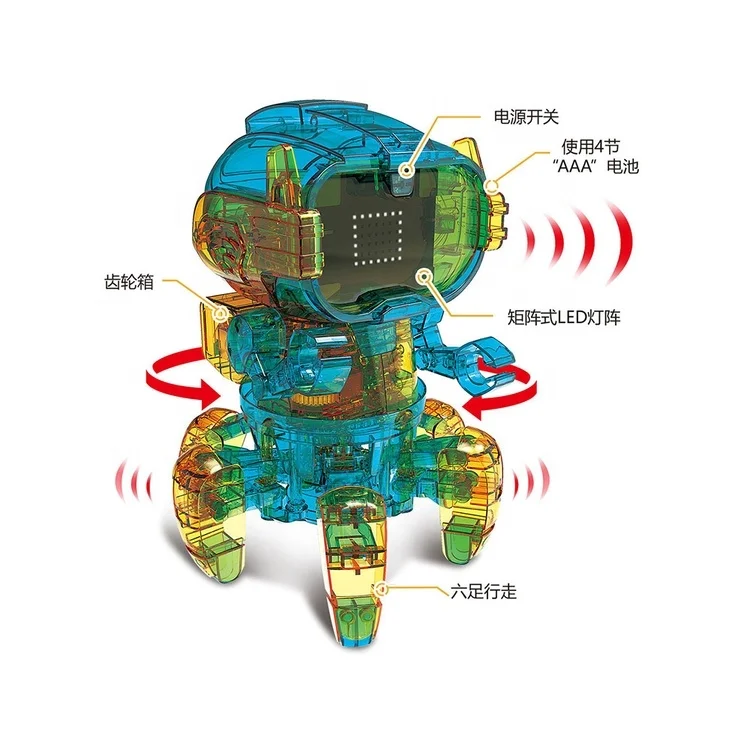 Wholesale robot like new design 3d transformation action figure robot toy brain game for children