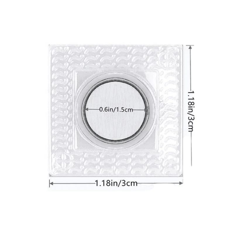 Silver Golden Washable Disc Round Magnetic Snap Buttons Sewing Button Magnet PVC Hidden Magnet For Clothes