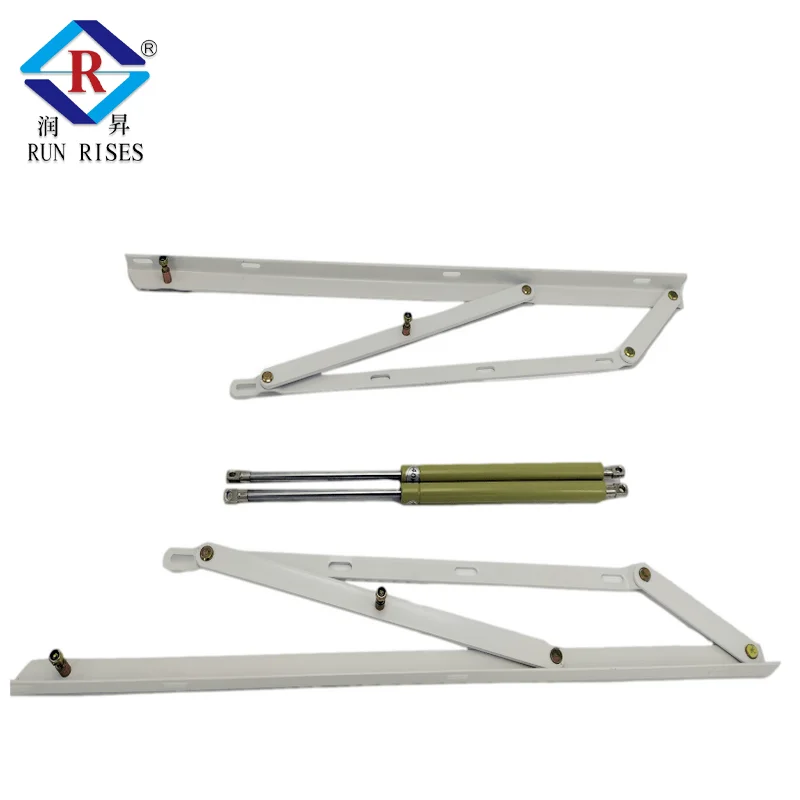 C15-1 Hot sale 900/1100/1200mm black hidden bed mechanism with gas spring hinge space saving furniture