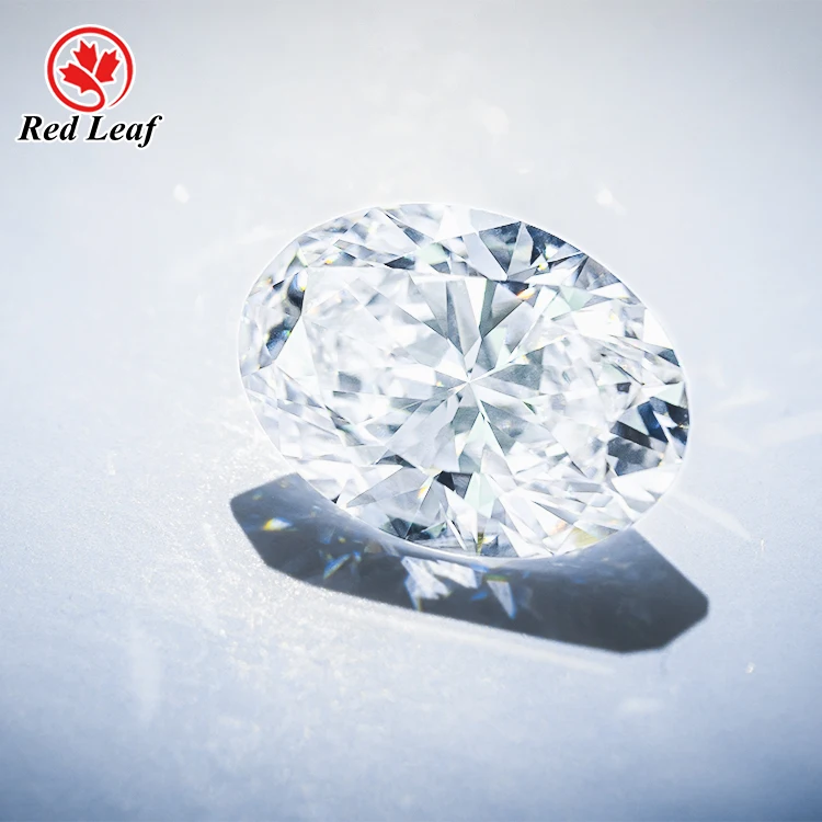 Redleaf Wholesale Lab Diamond White oval cut VS1 D  6.04 CT IGI Certificate CVD Lab Grown Diamond