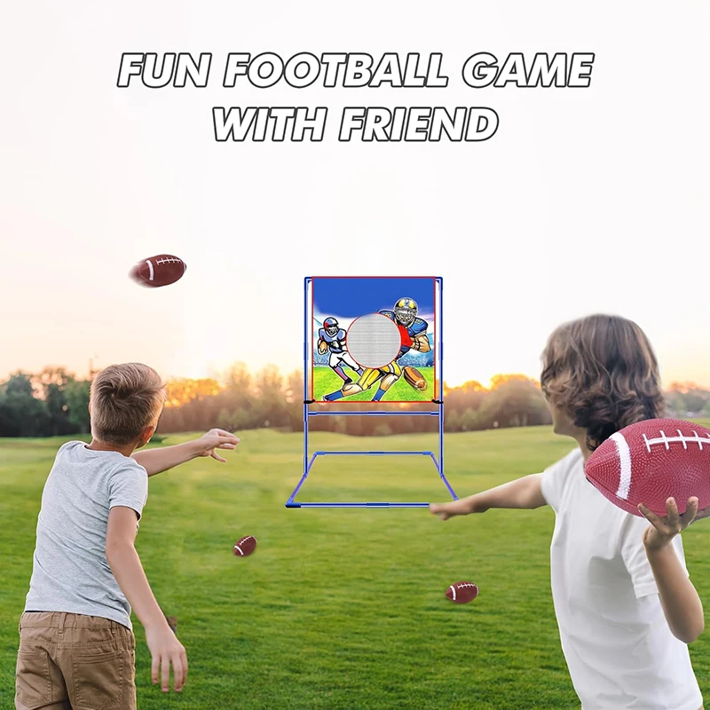 Football Passing Targets Party Game Indoor Outdoor Backyard Throwing Sport Toy Boys Girls Kids Football Toss Target Games