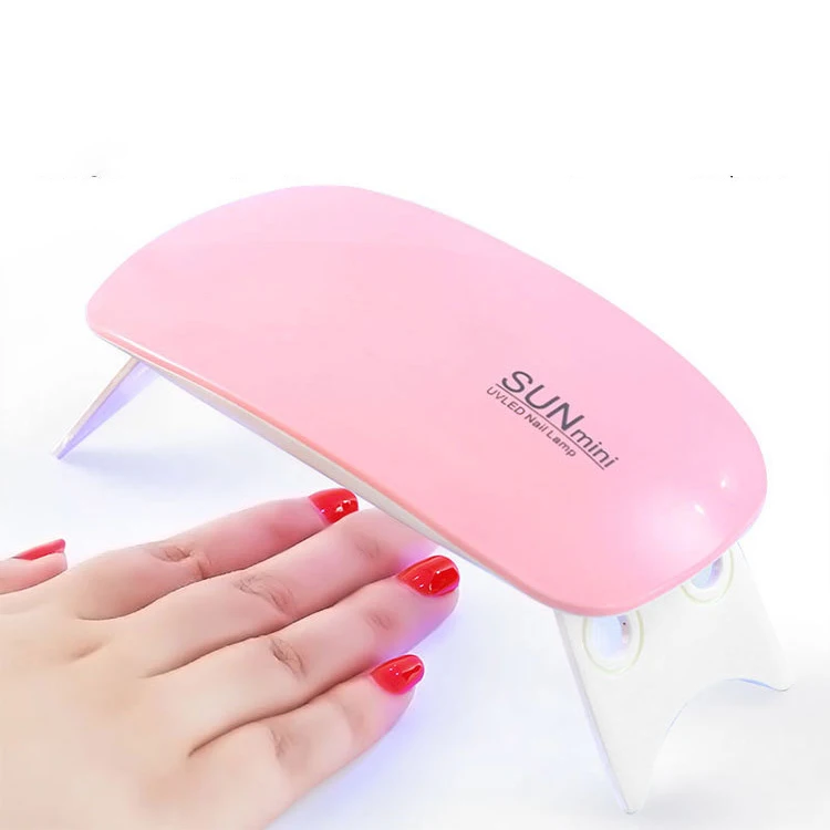 Private Label Low Moq Sunmini Portable 6W Small Sun Mini UV Led Nail Lamp Nail Dryer Machine