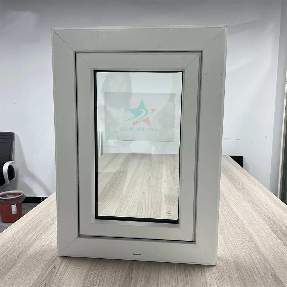 Modern popular PVC window white color UPVC sliding windows for home building