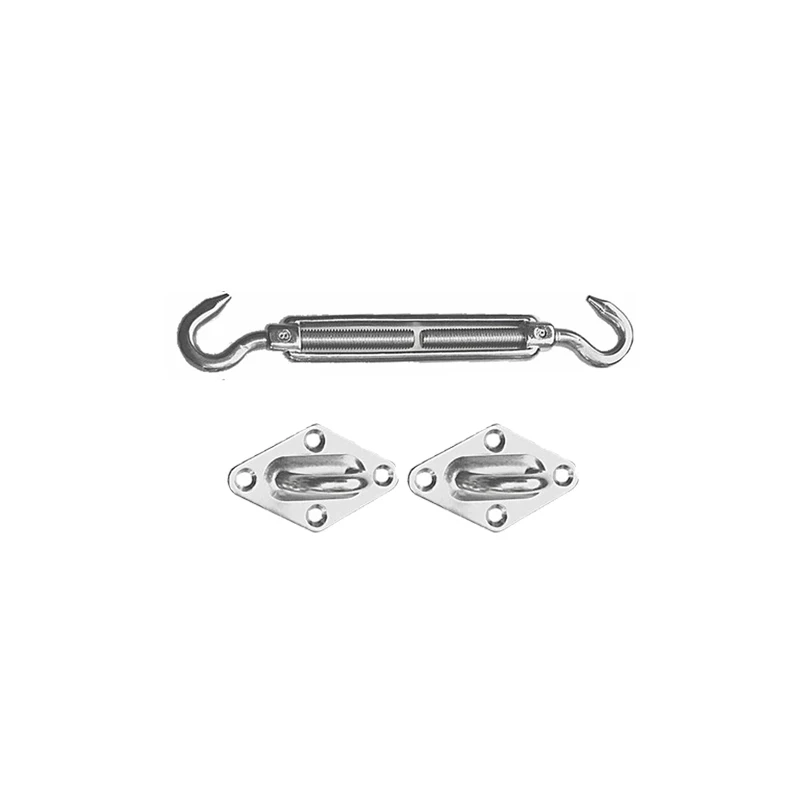 Salmon Pink  Swimming Pools UV Portable Shade Sail Hardware Kit