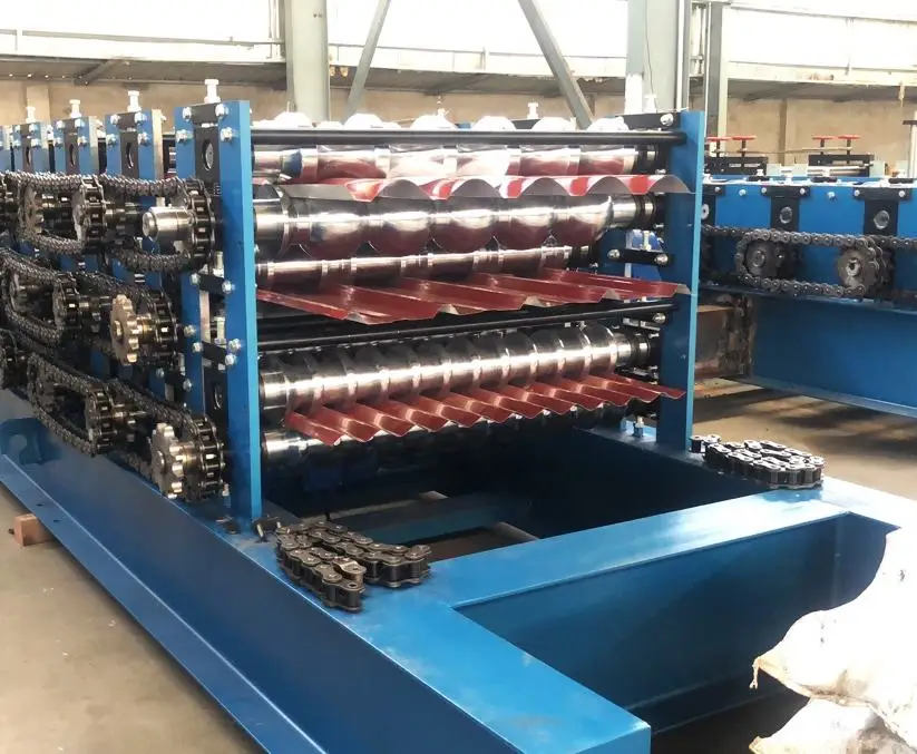 Three Layers Roof Sheets Roll Forming Machine