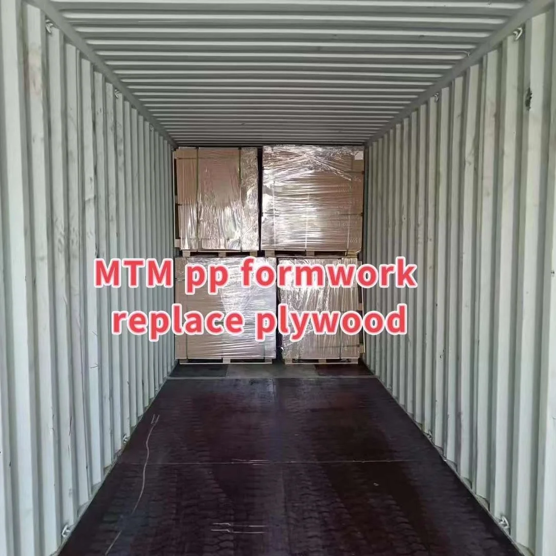 Concrete Formwork No Releasing Agent Plywood Slab Shuttering For Concrete