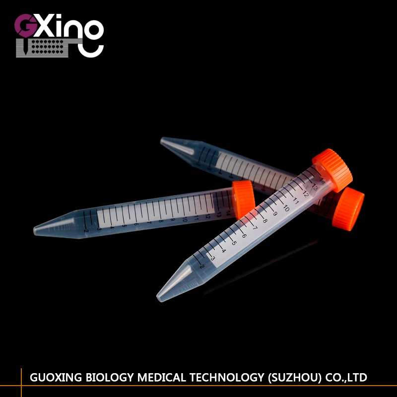 Высококачественные пластиковые центрифужные трубки 15 мл с коническим дном по Заводской Цене для