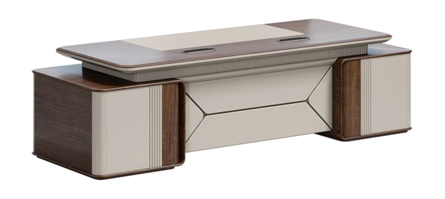 Chinese Retro Style High-Grade President Chairman Leading Office Furniture Class Desk Computer Table