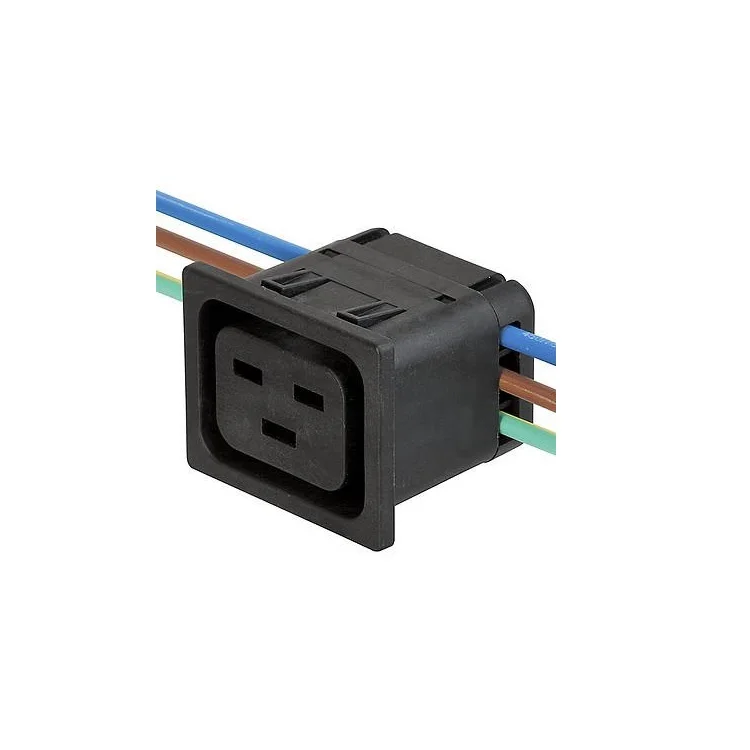 20A 250V IEC 320 C19 AC power socket desktop socket pdu socket
