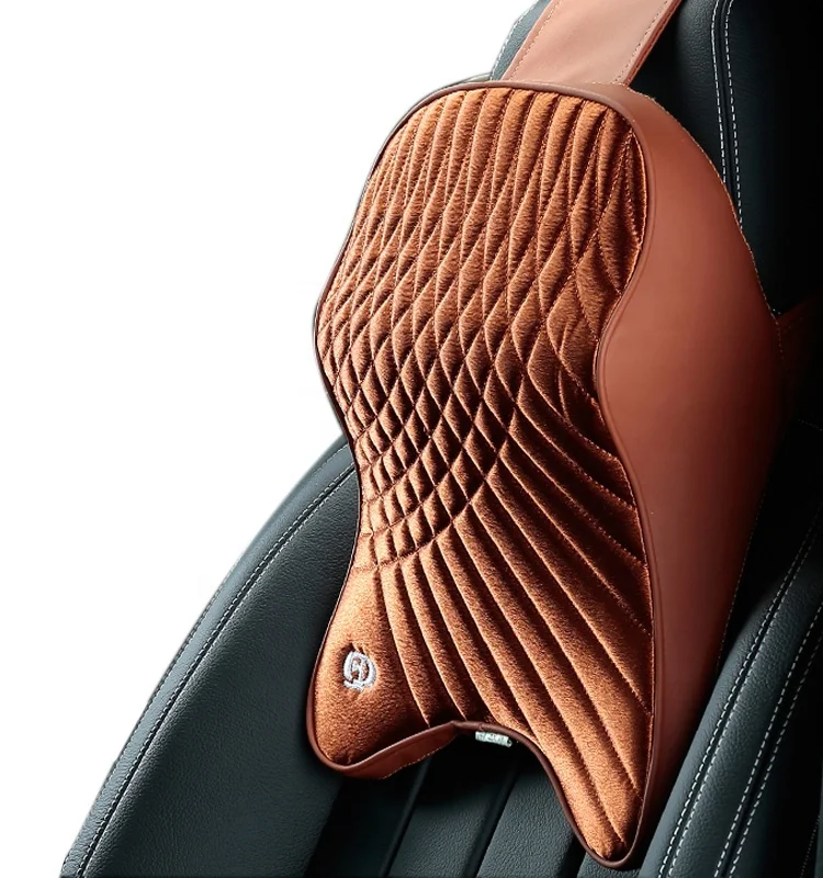 RTS Beautiful Car Seat Neck Memory foam pillow Head rest Neck pillow Headrest for GM Car