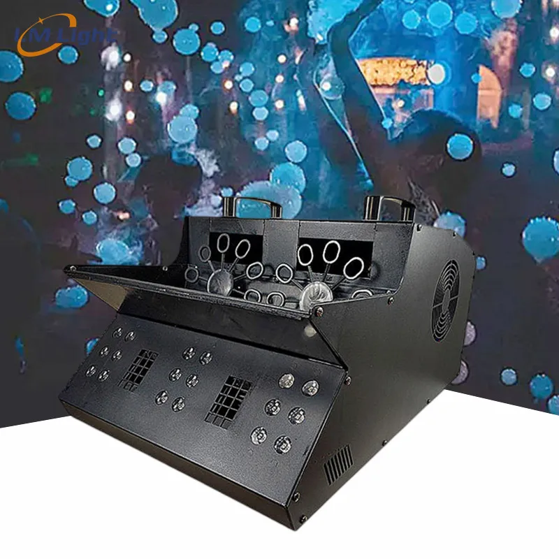 Высокое качество автоматический Dmx 512 Led дым пузырь машина с беспроводным пультом дистанционного управления для вечеринки этапа концерта туман