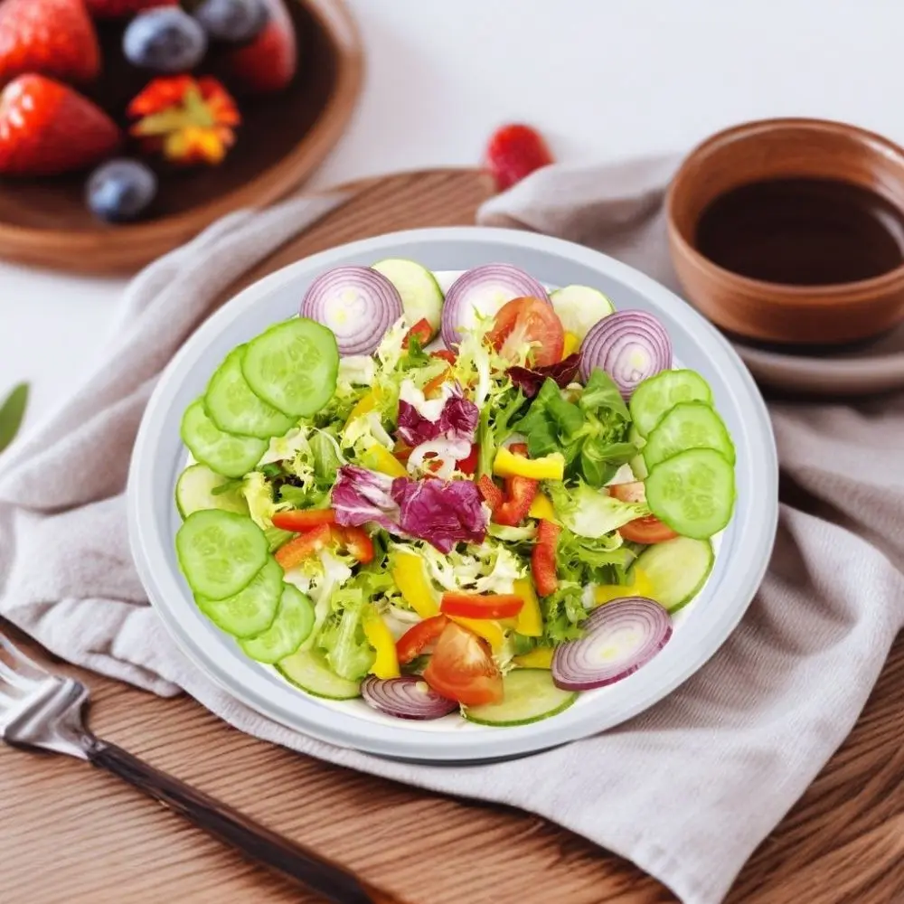 Manufacturer Wholesale 650ML Disposable Food Grade Microwavable Takeaway Food Packaging Salad Bowl