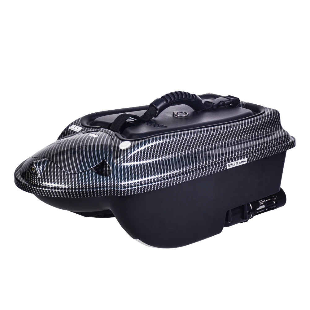 Carp fishing bait boat with echo sounder fish detection